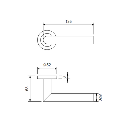 Griffwelt Drücker- / Wechselgarnitur | Ferrara RG0901 | Edestahl | PZW DIN R