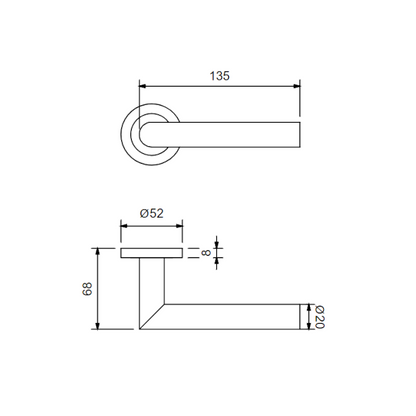 Griffwelt Drückergarnitur | Ferrara RG0901 | tiefschwarz | BB-Ausführung