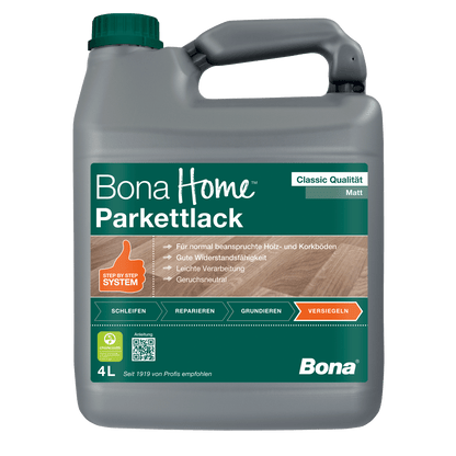 Bona Home Komplett-Bundle – Fugenkitt, Grundierung & Parkettlack (matt)